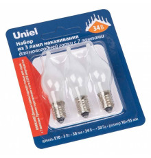 Набор из 3 ламп накаливания Uniel IL-CW16 UL-00010987