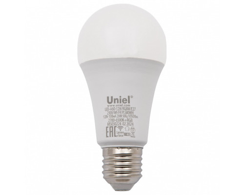 Лампа светодиодная с управлением через Wi-Fi Uniel  E27 12Вт 2700 - 6500K UL-00011654