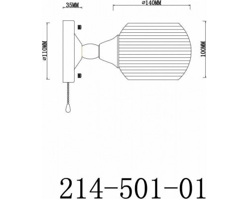 Бра Velante  214-501-01