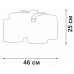 Потолочная люстра Vitaluce V2881 V28810-1/4PL