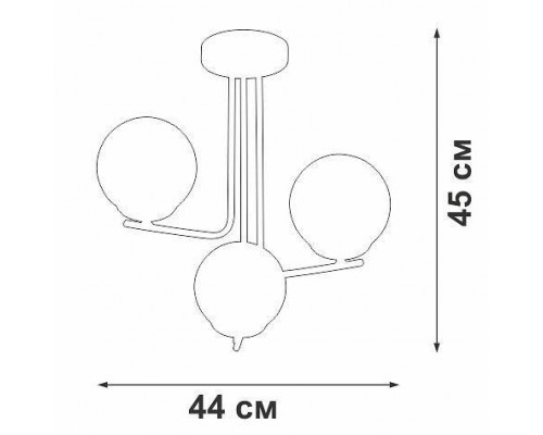 Люстра на штанге Vitaluce V49420 V49420-8/3PL