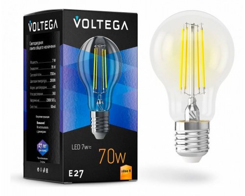 Лампа светодиодная Voltega General purpose bulb E27 7W 7140