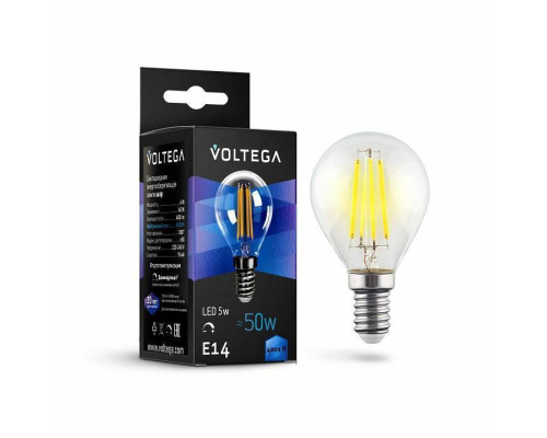 Лампа светодиодная Voltega Globe dim 5W 8465