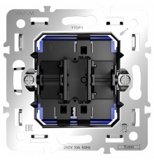 Механизм выключателя проходного одноклавишного Voltum S70 VLS0103M