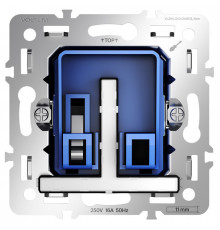 Механизм для электронных карточных выключателей без рамки Voltum S70 VLS0107M