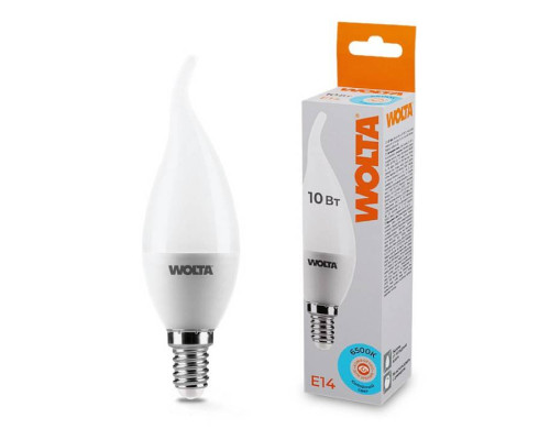 Лампа светодиодная Wolta  E14 10Вт 6500K 25WCD10E14
