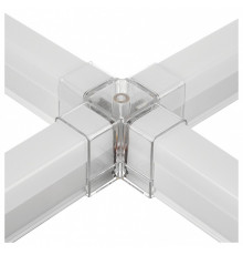 Соединитель угловой X-образный для модульных светильников Wolta  WTB-WBT-X-01