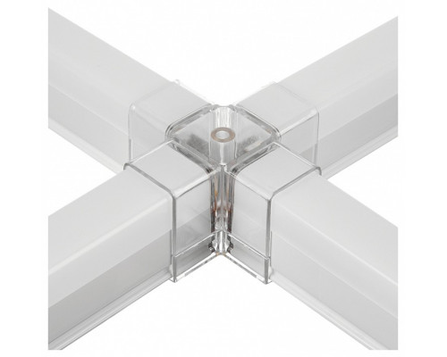 Соединитель угловой X-образный для модульных светильников Wolta  WTB-WBT-X-01