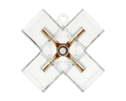 Соединитель угловой X-образный для модульных светильников Wolta  WTB-WBT-X-01