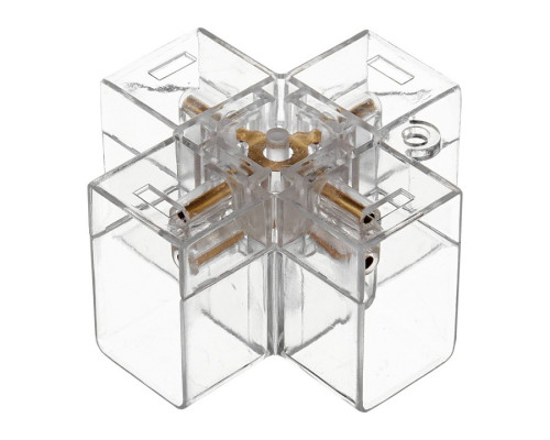 Соединитель угловой X-образный для модульных светильников Wolta  WTB-WBT-X-01