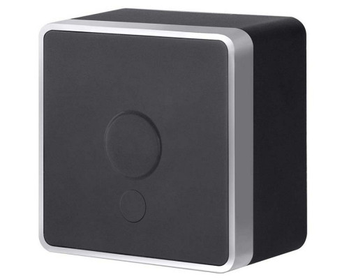 Розетка для вывод кабеля Werkel Gallant (черный с серебром) W5050234