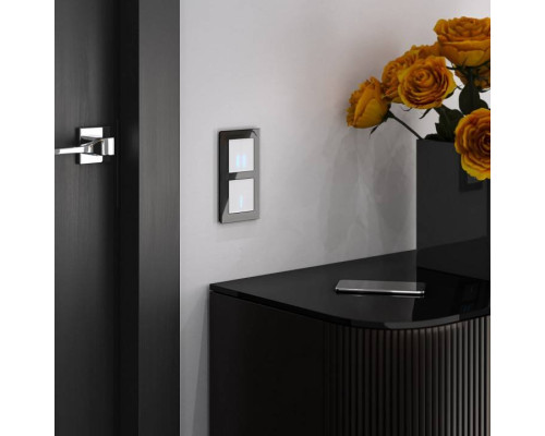 Выключатель сенсорый двухклавишный с подсветкой, без рамки Werkel белый W4520001