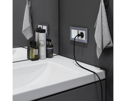 Выключатель сенсорый двухклавишный с подсветкой, без рамки Werkel белый W4520001