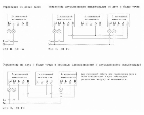 Выключатель сенсорый двухклавишный с подсветкой, без рамки Werkel белый W4520001