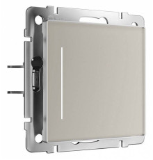 Выключатель одноклавишный с подсветкой без рамки Werkel дымчатый W4512014