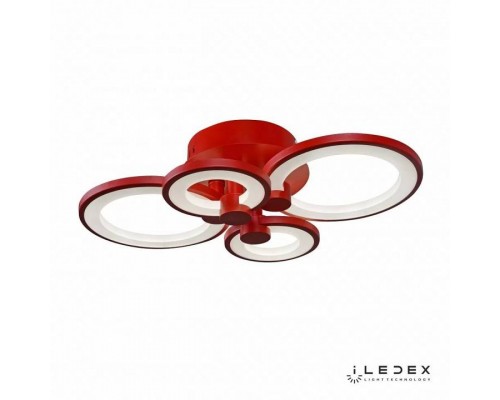 Потолочная люстра iLedex Ring A001/4 RED