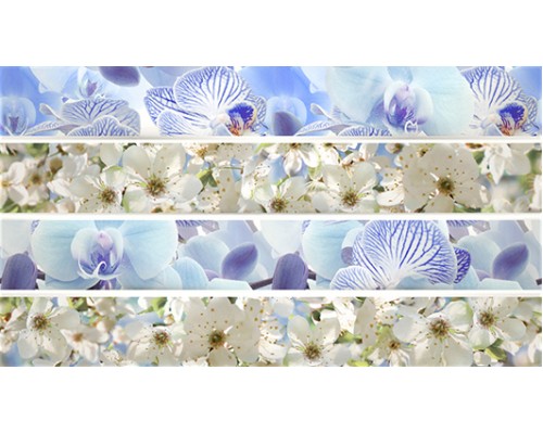 Dec Mosaic Blue Декор КВС16MosaicBlue 25х45