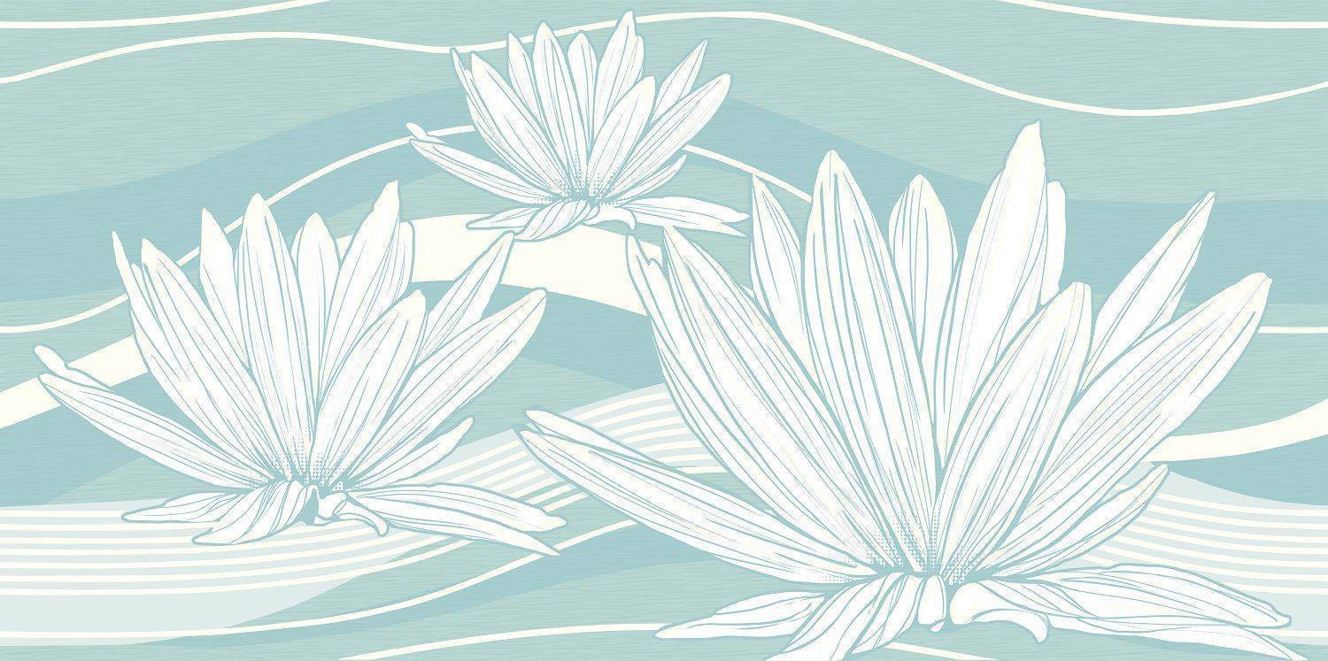 Вставка декоративная Alma Ceramica Fluence 500x250x9 мм (5 шт в уп) DW9FLC06