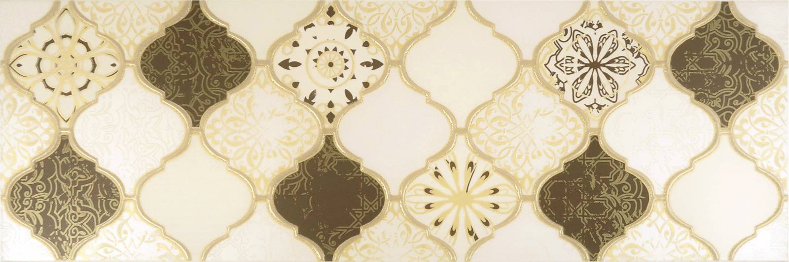 Вставка декоративная Alma Ceramica Marrakech 600x200x9 мм (5 шт в уп) DW11MRR01