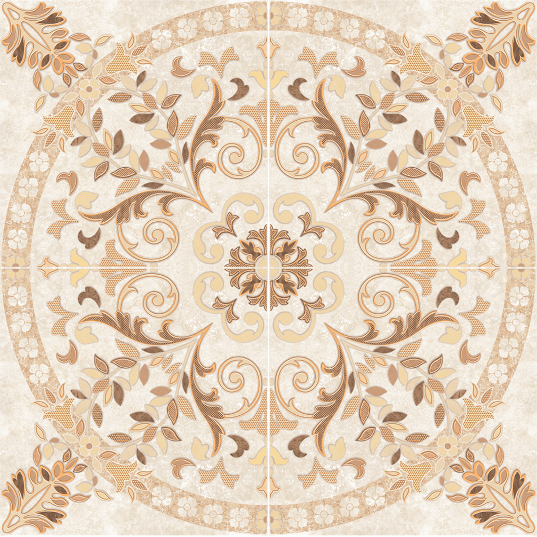 Панно напольное Cersanit Pompei светло-бежевое 84х84 см PY6R304