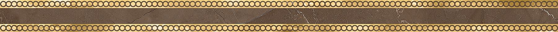 Бордюр LB Ceramics Milanese Design Римский марроне 3.6x60 см 1506-0419-1001