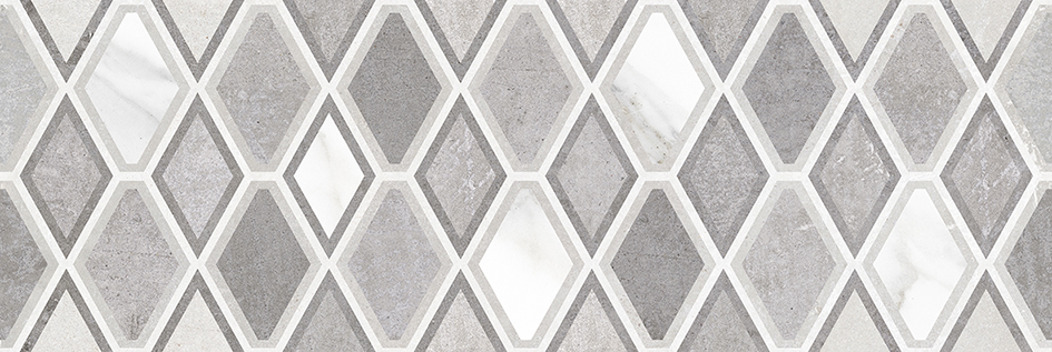 Плитка настенная Laparet Arctic серый узор 20х60 см 00-00-5-17-00-06-2488