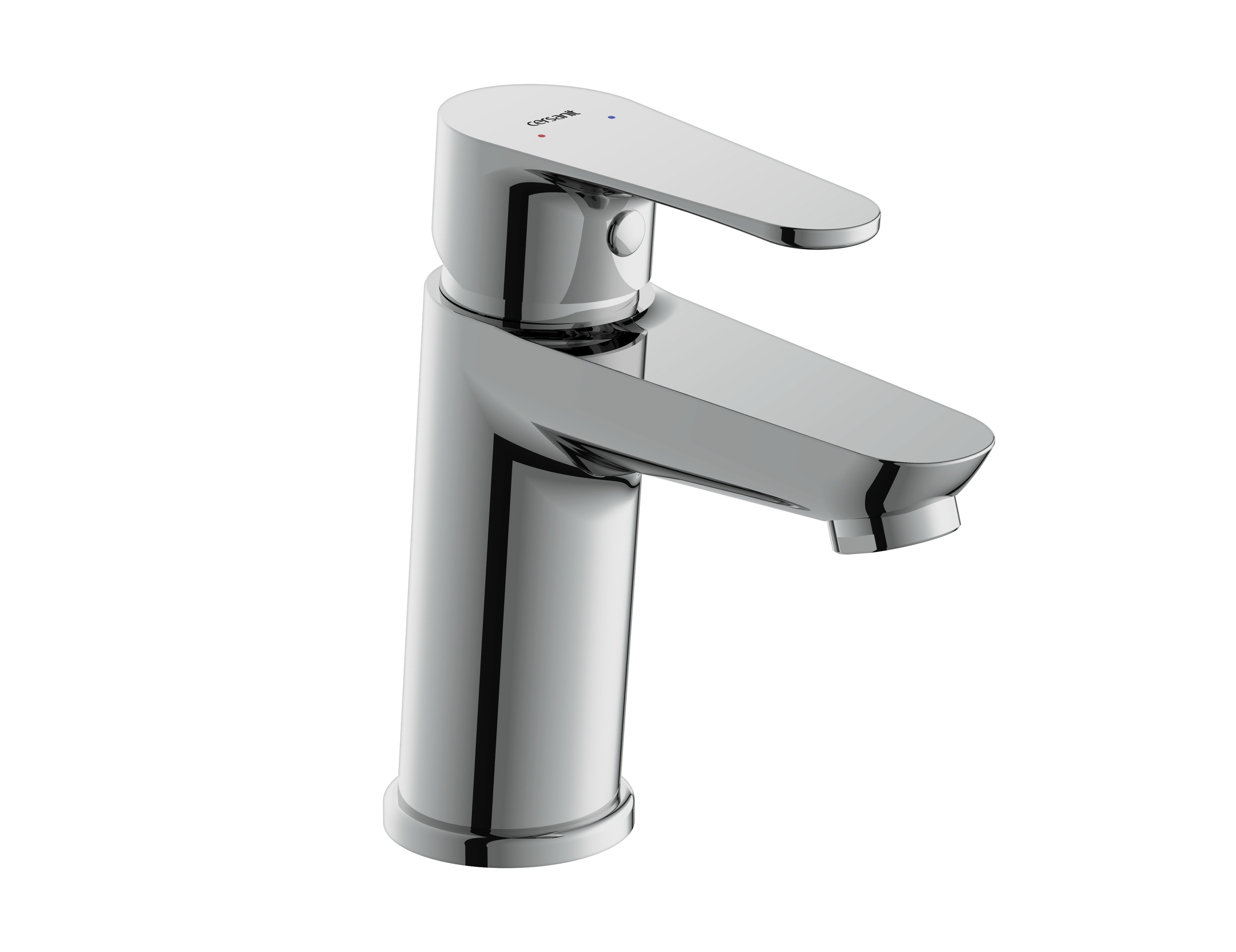 Смеситель для раковины Cersanit Cersania однорычажный со сливным гарнитуром 63030