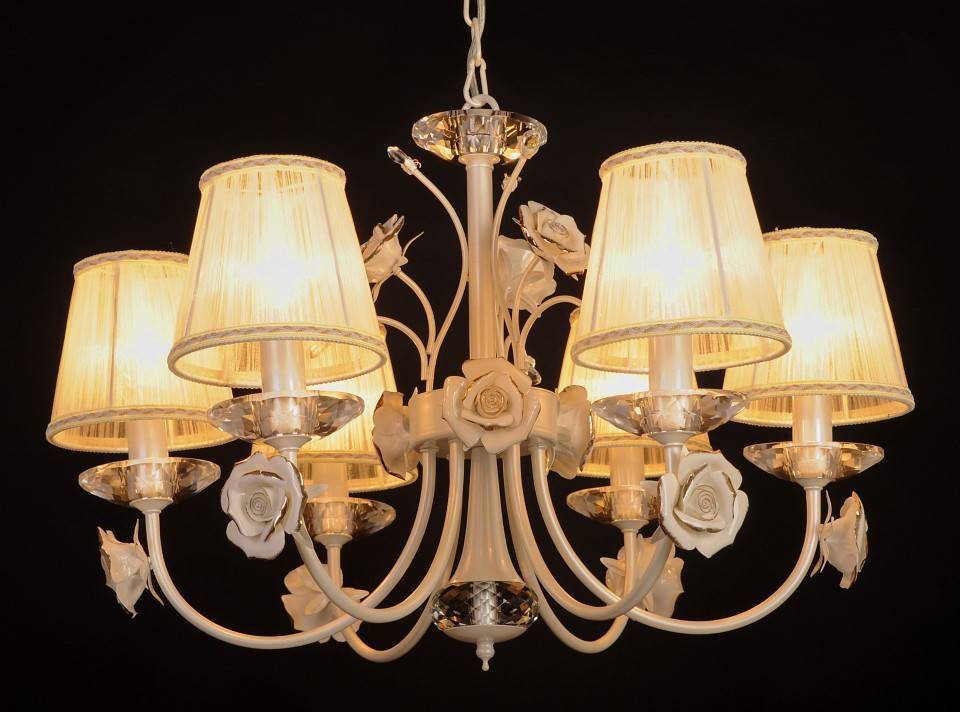 Подвесная люстра Abrasax Annika 2031/6 (cream pearl)