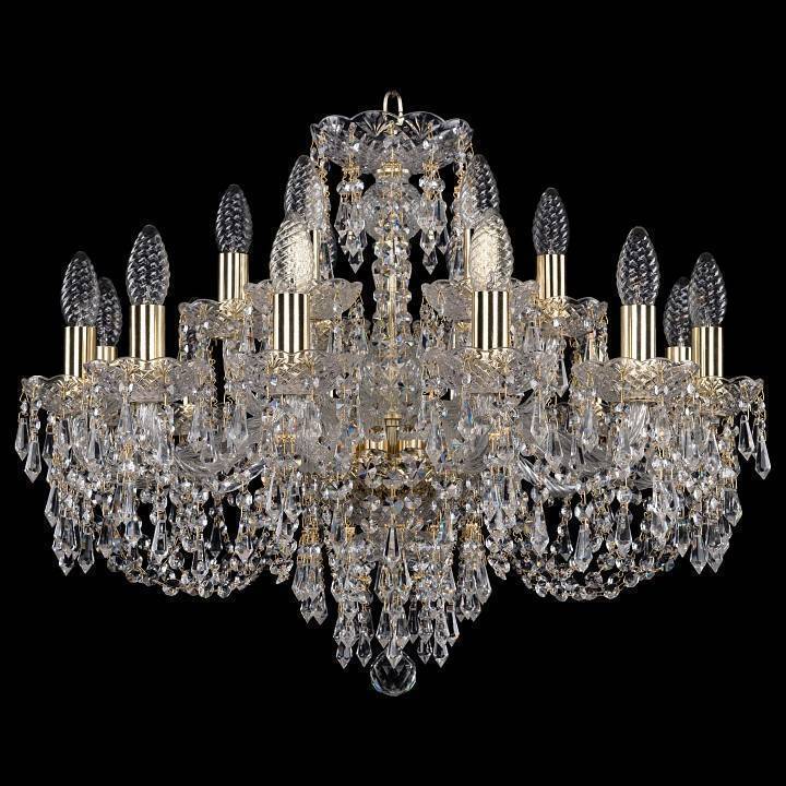 Подвесная люстра Bohemia Art Classic 11.23 18 ламп 11.23.12+6.220.Gd.Dr