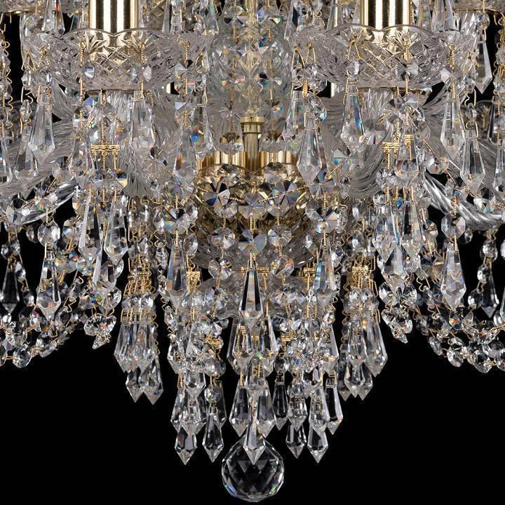Подвесная люстра Bohemia Art Classic 11.23 18 ламп 11.23.12+6.220.Gd.Dr