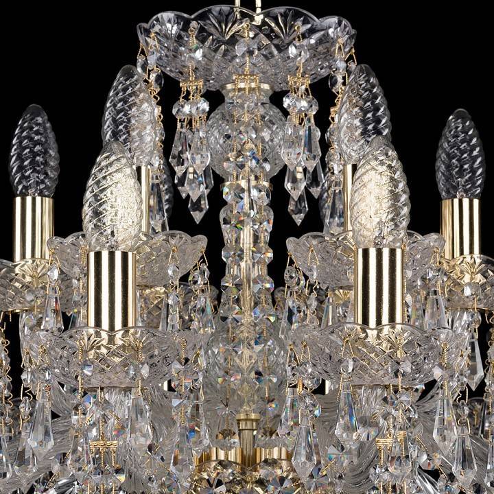 Подвесная люстра Bohemia Art Classic 11.23 18 ламп 11.23.12+6.220.Gd.Dr