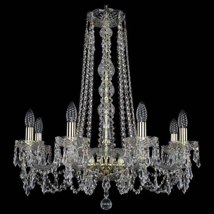 Подвесная люстра Bohemia Art Classic 11.23 8 ламп 220 мм 11.23.8.220.h-70.Gd.Dr