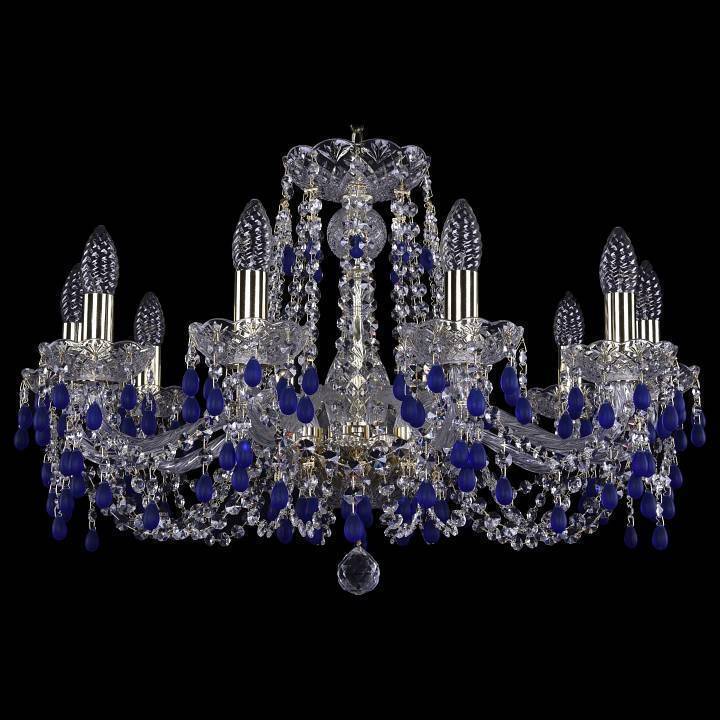 Подвесная люстра Bohemia Art Classic 11.24 10 ламп 220 мм 11.24.10.220.Gd.V3001