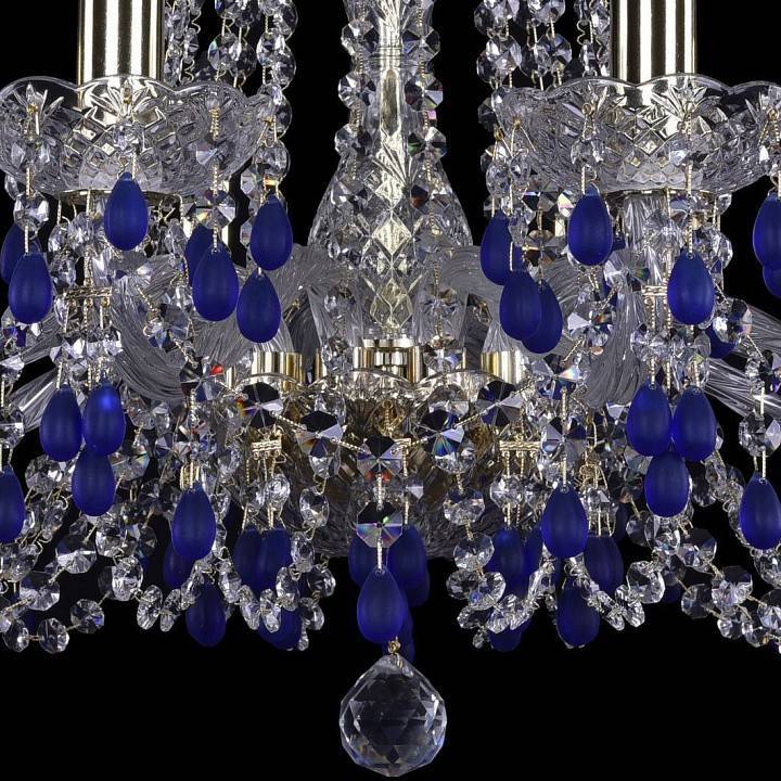 Подвесная люстра Bohemia Art Classic 11.24 10 ламп 220 мм 11.24.10.220.Gd.V3001