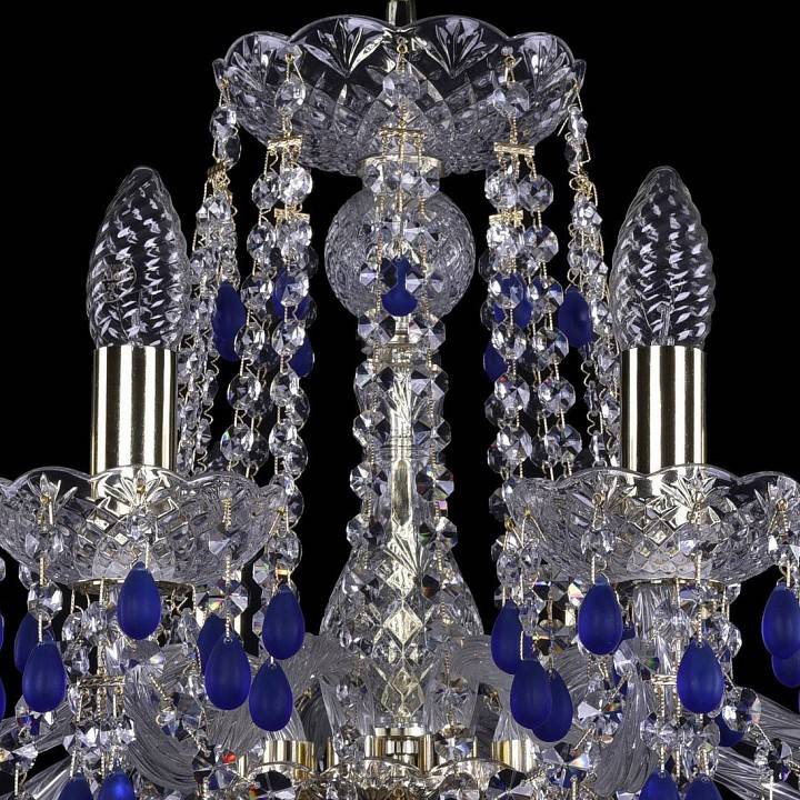 Подвесная люстра Bohemia Art Classic 11.24 10 ламп 220 мм 11.24.10.220.Gd.V3001