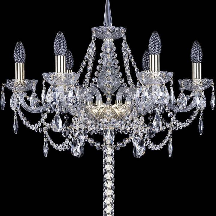 Торшер Bohemia Art Classic 11.25 высота 160 см 13.25.6.200.P.h-160.Gd.Sp