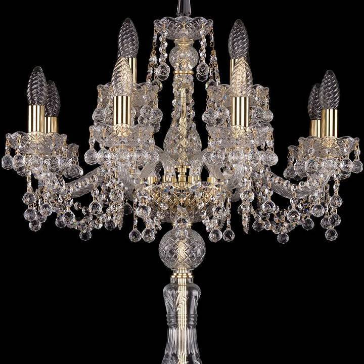 Торшер Bohemia Art Classic 11.26 высота 165 см 13.26.8+4.200.h-165.Gd.B