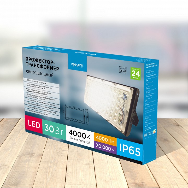 Настенно-потолочный прожектор Apeyron Electrics  05-42