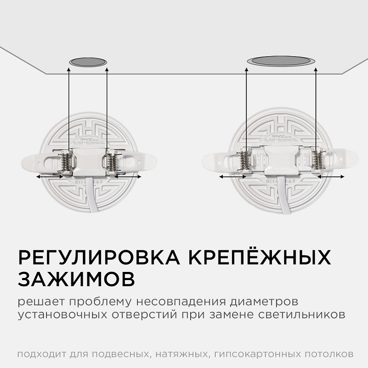 Встраиваемый светильник Apeyron Electrics  06-100