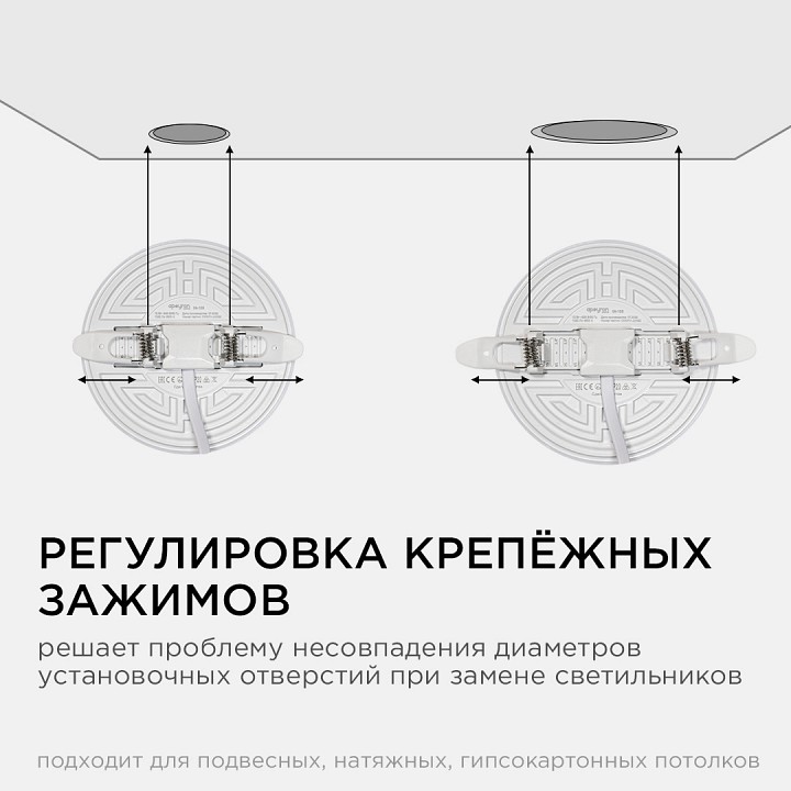Встраиваемый светильник Apeyron Electrics  06-105