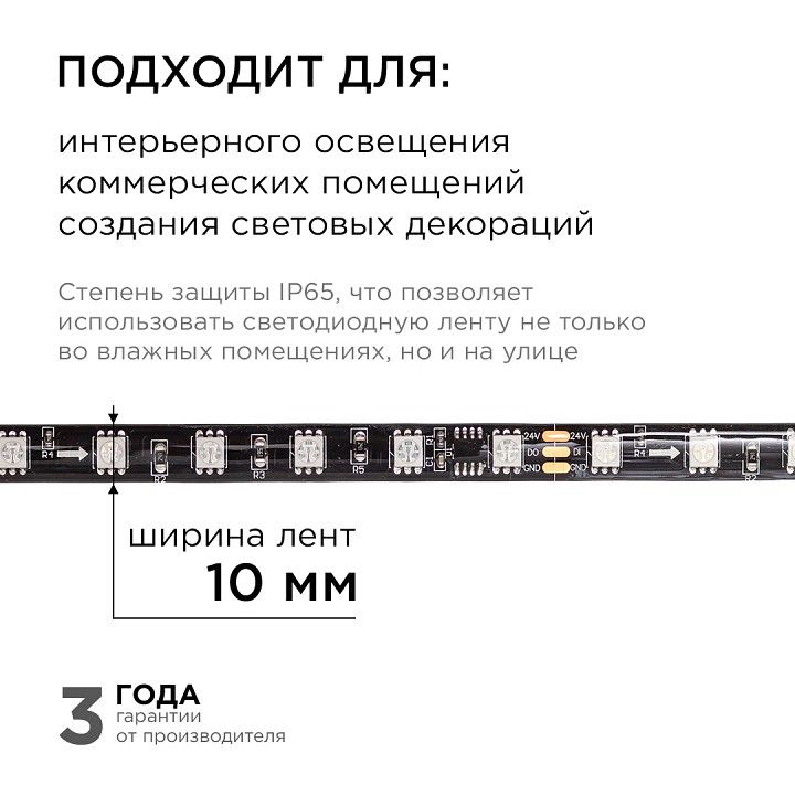 Комплект с лентой светодиодной Apeyron Electrics  10-97