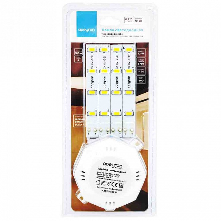 Модуль светодиодный Apeyron Electrics  12-08