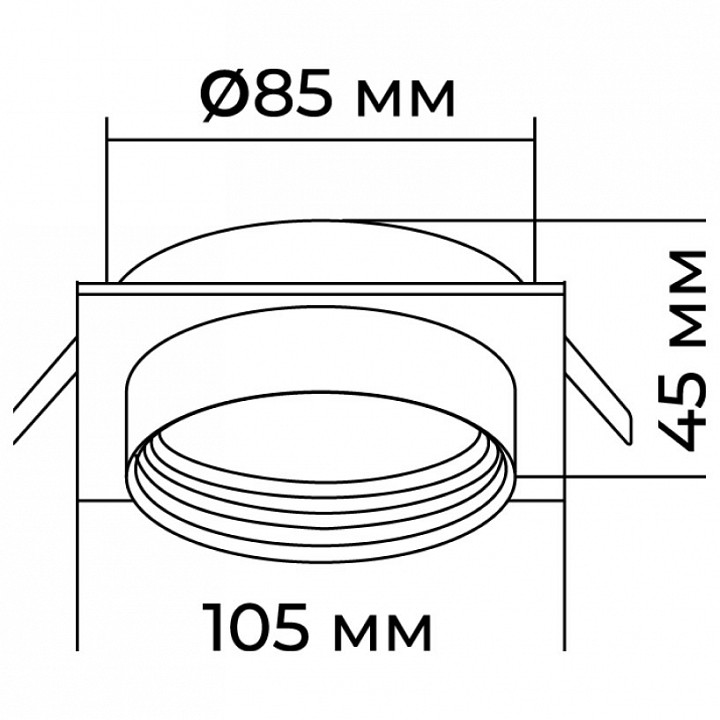 Встраиваемый светильник Apeyron Electrics Nimbus 16-112