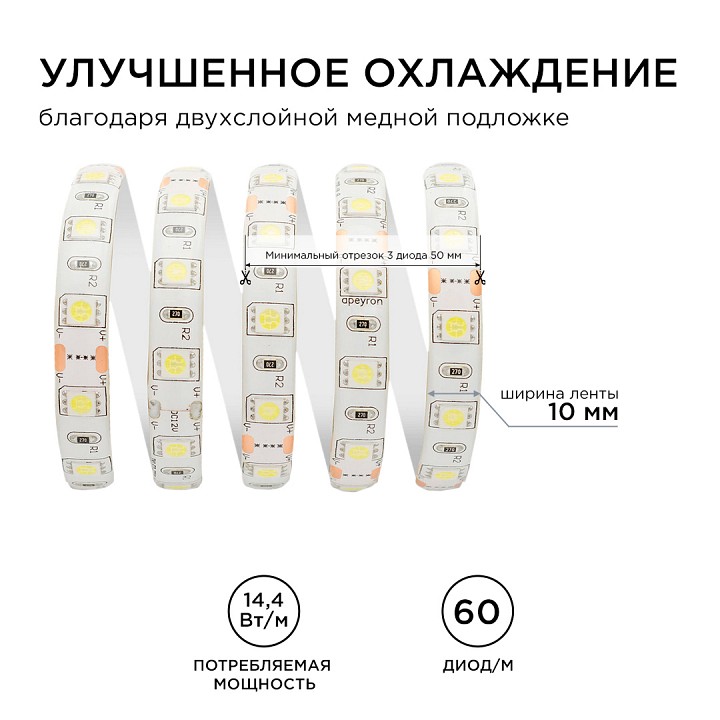 Лента светодиодная Apeyron Electrics  259BL