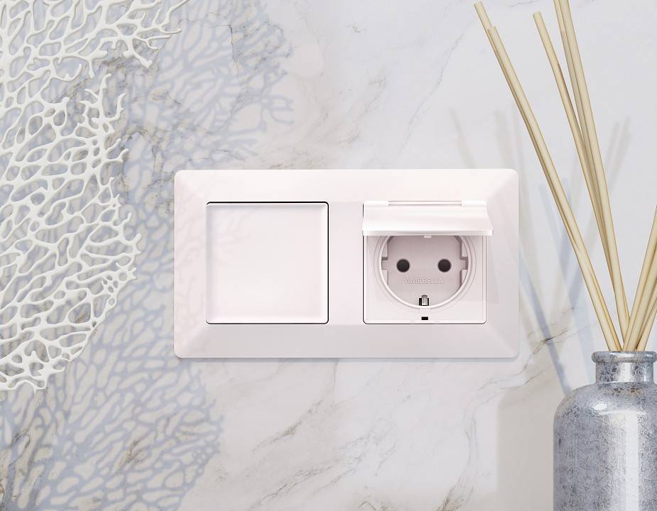 Рамка на 2 поста Ambrella Volt Line AF110202