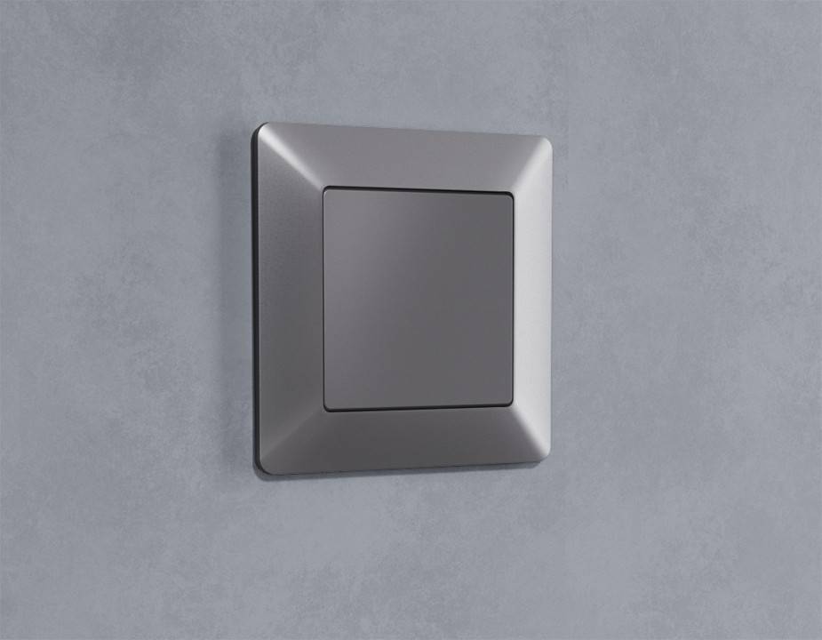 Рамка на 1 пост Ambrella Volt Line AF110501