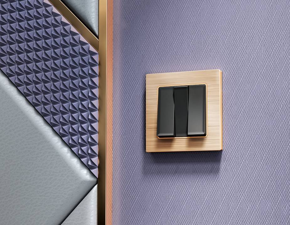 Рамка на 1 пост Ambrella Volt Platos Металл AF550301