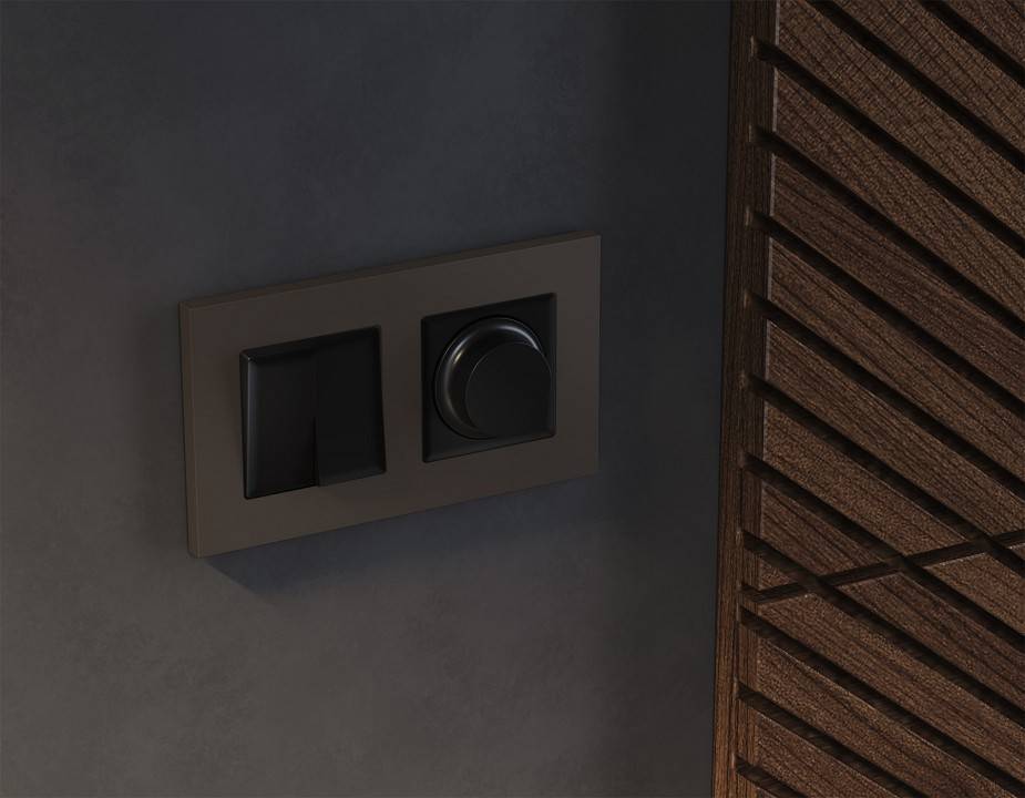 Клавиши для выключателя двухклавишного Ambrella Volt Quant AP8030