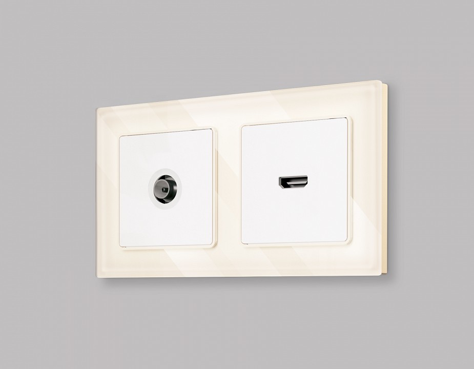 ТВ-розетка оконечная без рамки Ambrella Volt Quant MA133010