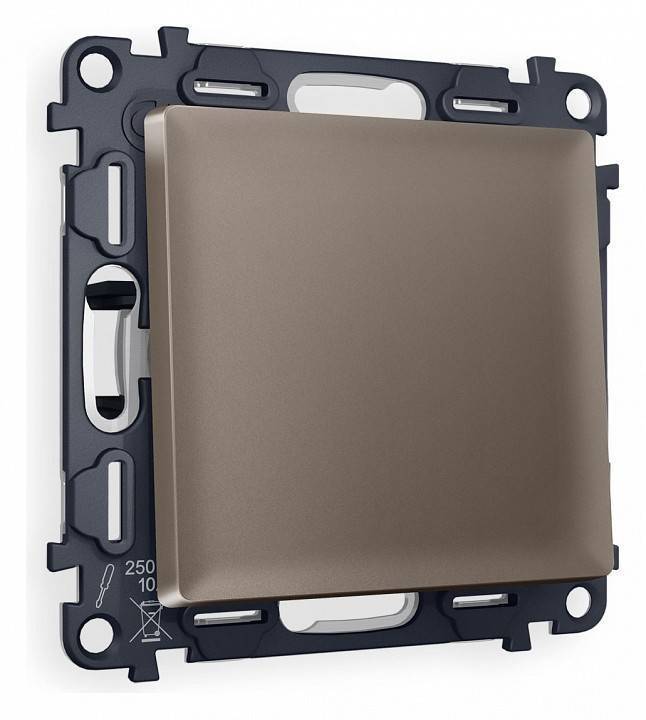 Выключатель проходной одноклавишный Ambrella Volt Quant MA631020